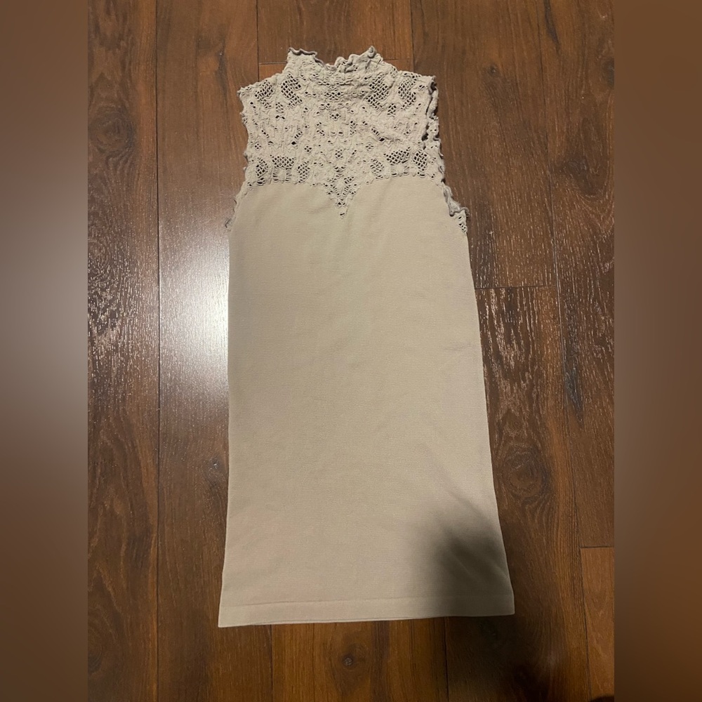 Free people intimately Xs/s mock neck seamless tank top shirt blouse